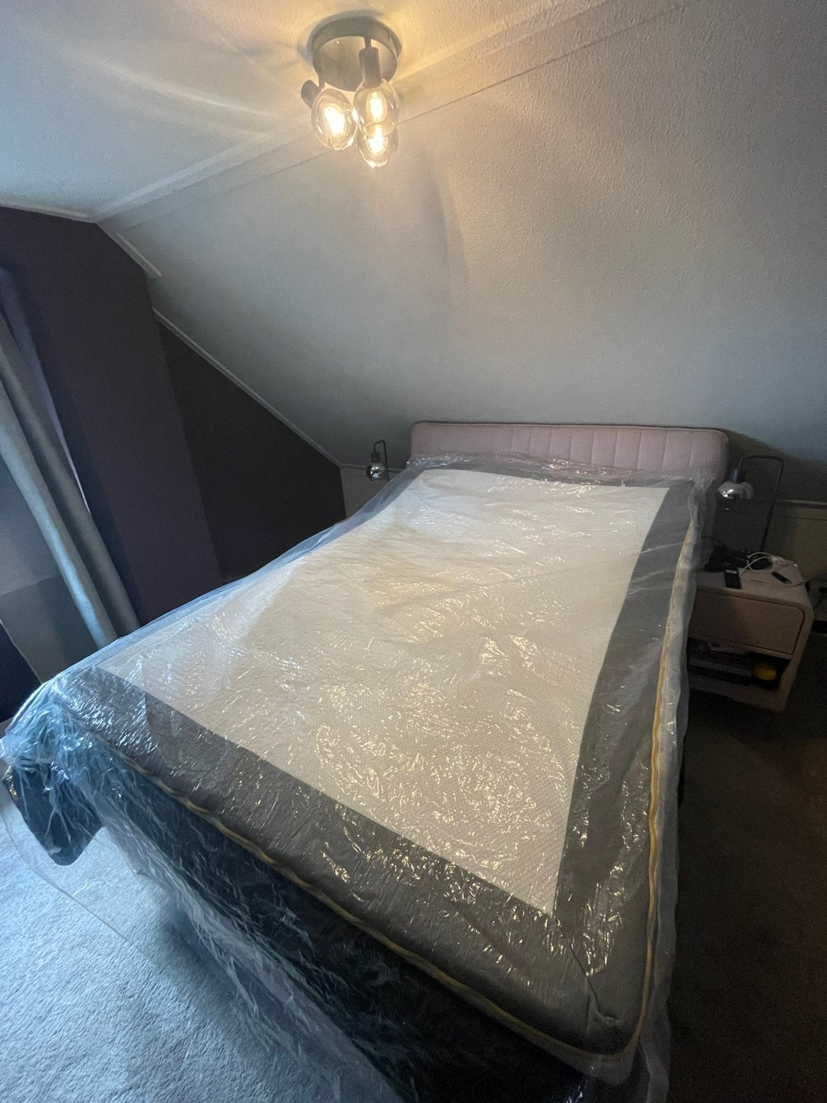 Z.g.a.n . Matras Topper  B bright Visco traagschuim BeterBed, Ophalen, Zo goed als nieuw, Tweepersoons, 140 cm