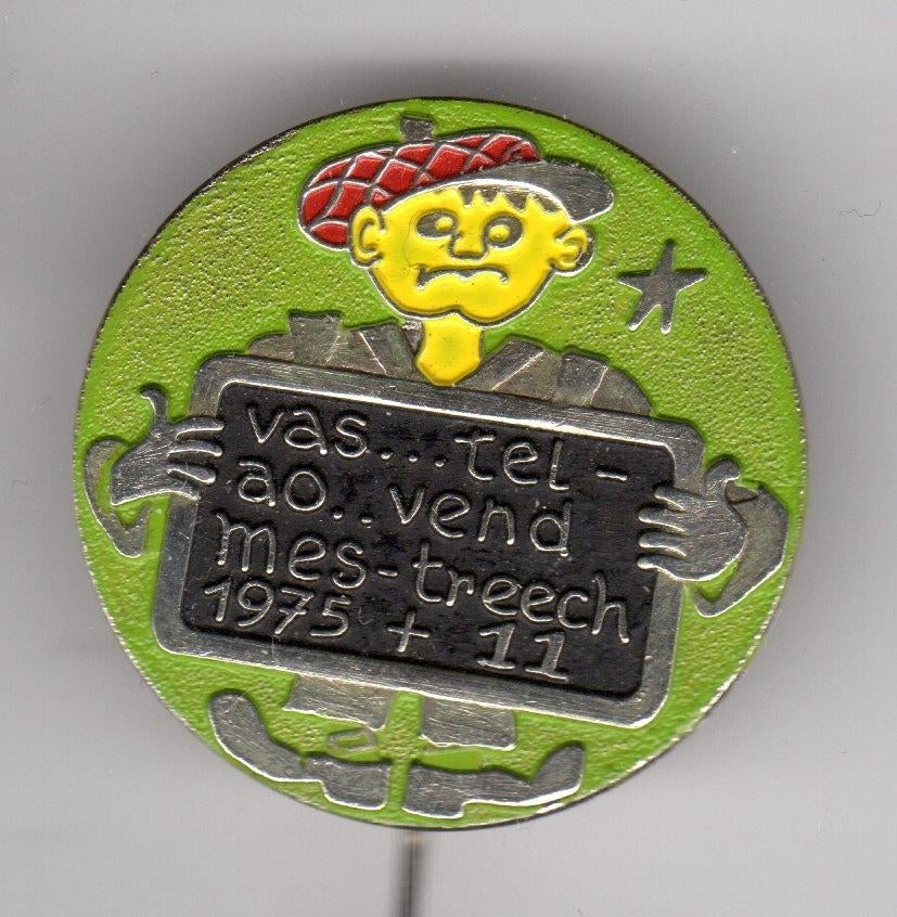 Speldje VASTELAOVOND MESTREECH 1975 + 11 CARNAVAL MAASTRICHT, Verzamelen, Ophalen of Verzenden, Gebruikt, Overige onderwerpen