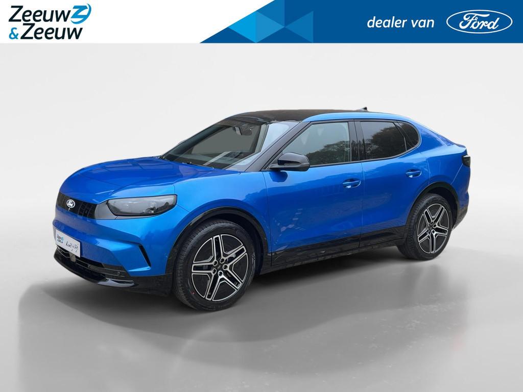 Ford Capri Premium Extended Range RWD 77 kWh | Nieuw te best, Automaat, 12 maanden, Achterwielaandrijving, Blauw