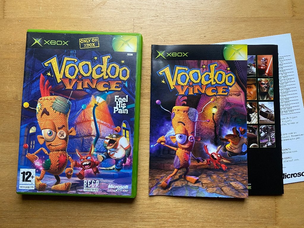 Voodoo Vince xbox, 1 speler, Racen en Vliegen, Ophalen of Verzenden, Zo goed als nieuw