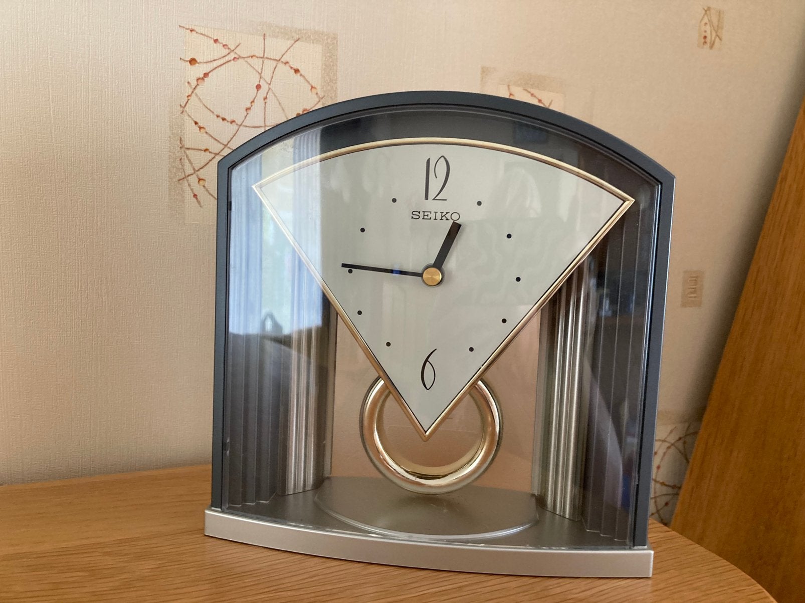Seiko quartz tafelklok, Ophalen, Zo goed als nieuw, Wandklok