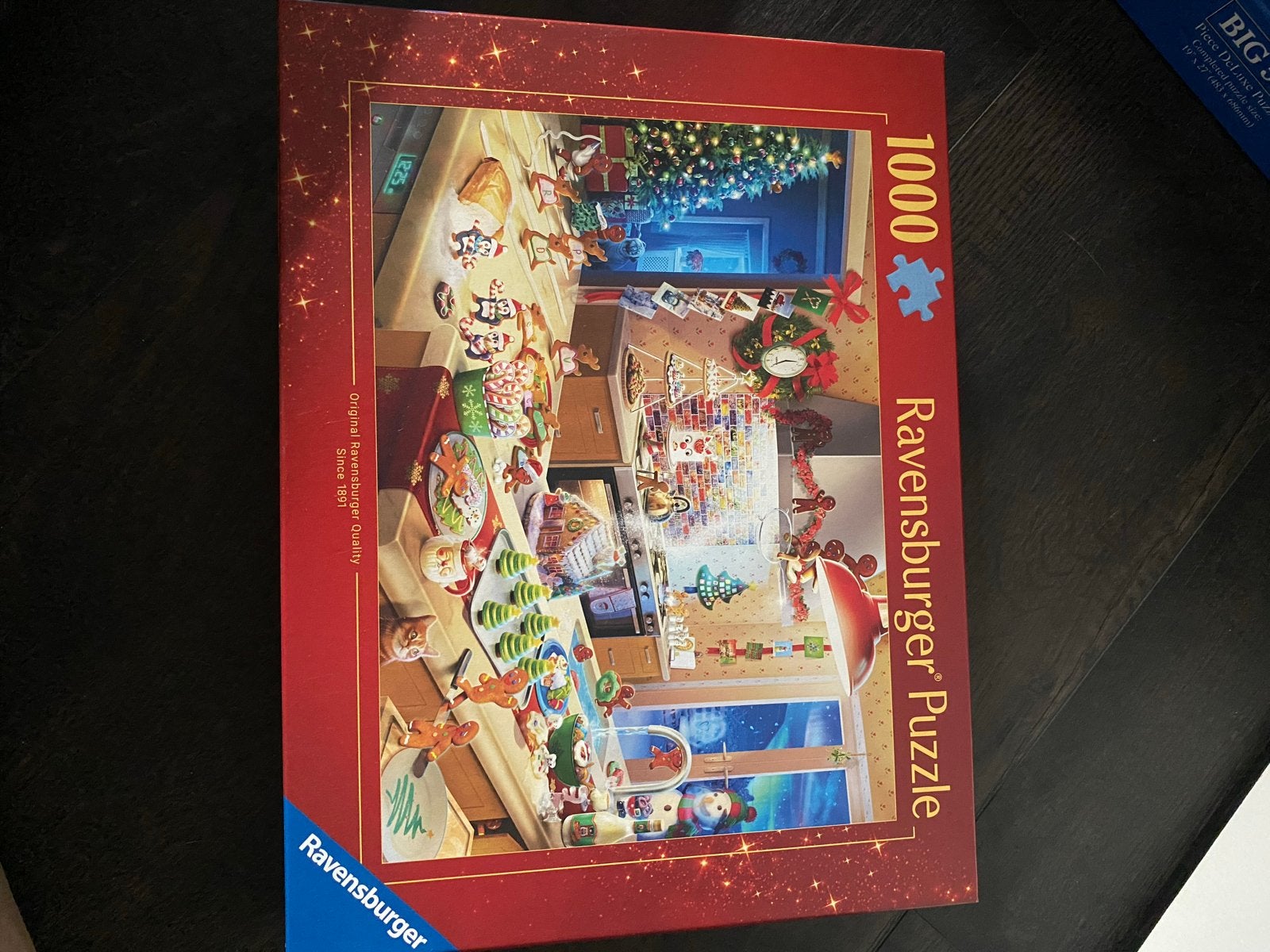 Ravensburger Kerstpuzzel 1000 stukjes, Ophalen of Verzenden, 500 t/m 1500 stukjes, Zo goed als nieuw, Legpuzzel