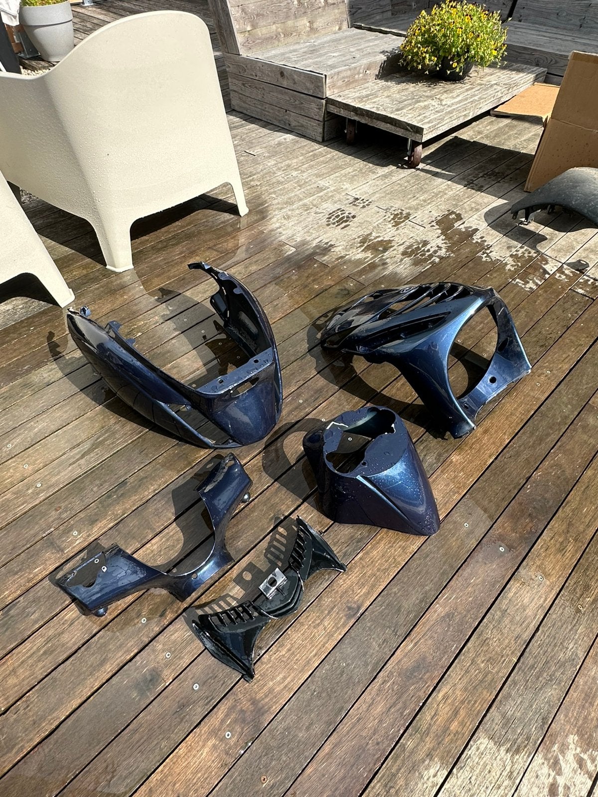 Kappenset midnight blue Piaggo Zip - los verkrijgbaar, Ophalen, Kap, Piaggio