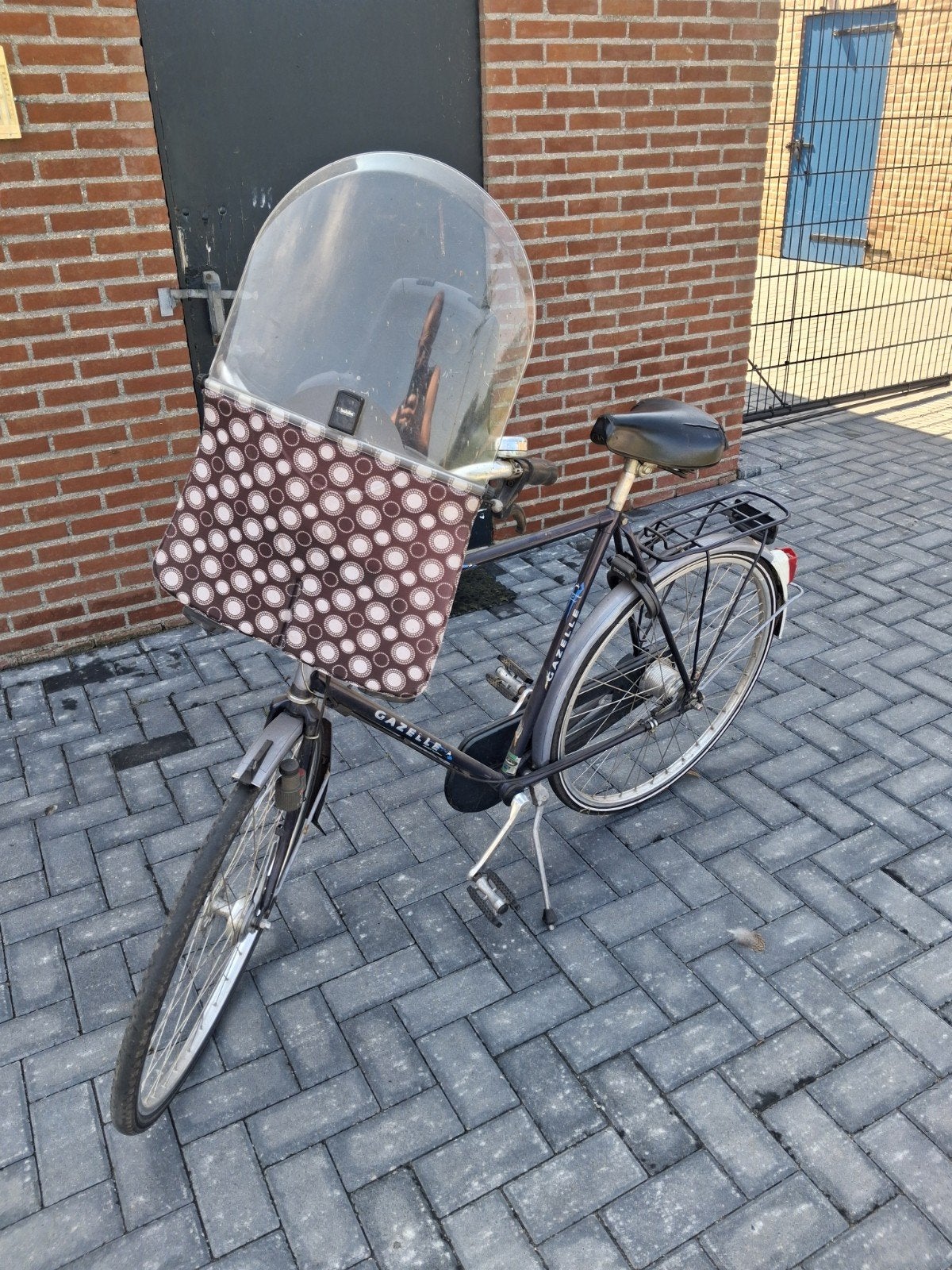 gazelle fiets. met bobike kinderzitje, Ophalen of Verzenden, Gebruikt, 1 kind, Gazelle
