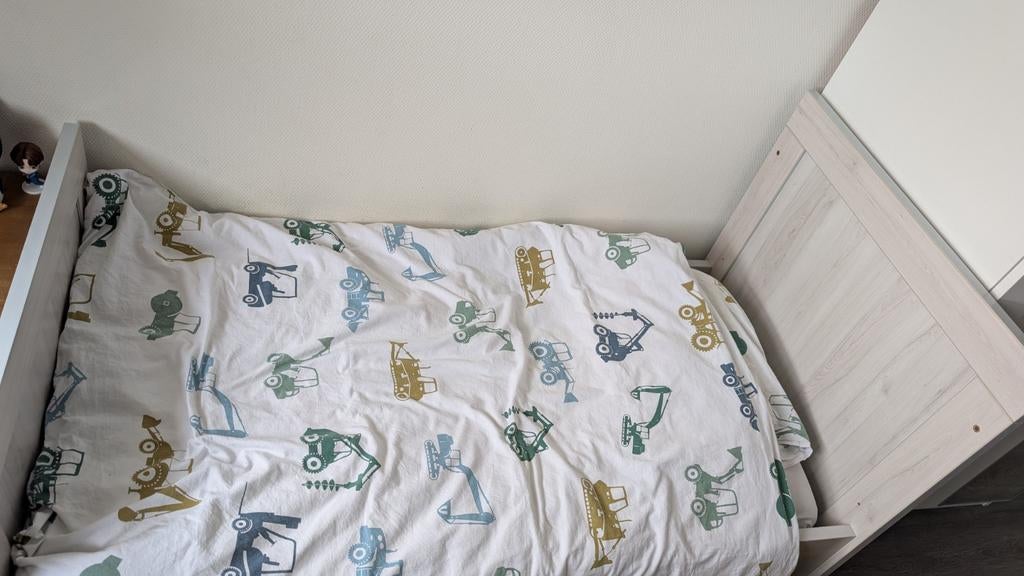 Ledikant/peuterbed interbaby denver, Kinderen en Baby's, Ophalen, 70 tot 85 cm, 140 tot 160 cm, Zo goed als nieuw