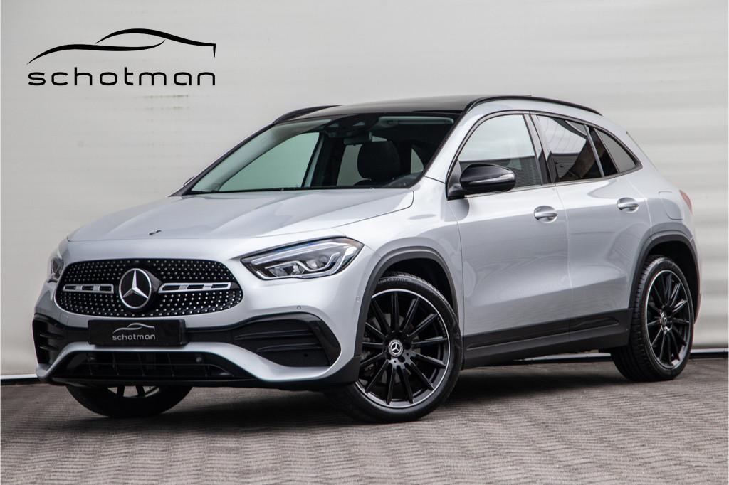 Mercedes-Benz GLA 250 e AMG Line, Pano, Widescreen, Nightpak, 77 km/l, Gebruikt, Zwart, Bedrijf