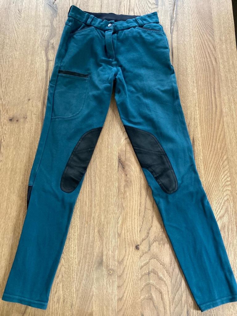 Fouganza rijbroek blauw maat 158 zo goed als nieuw., Maat 38/40 (M), Blauw, Ophalen of Verzenden, Zo goed als nieuw