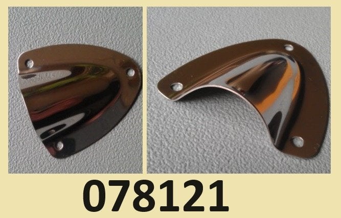 078121 Luchthapper uit glanzend gepolijst RVS. € 1,95, Ophalen of Verzenden, Nieuw, Motor en Techniek