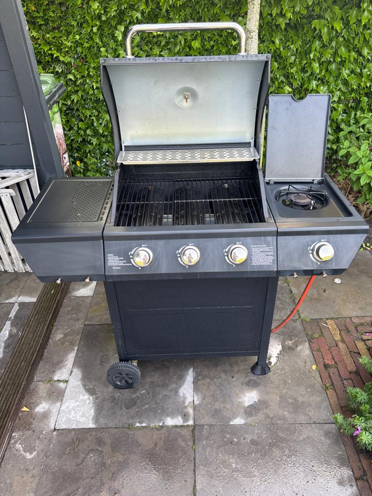 Gasbarbecue met zijbrander, Ophalen, Gebruikt