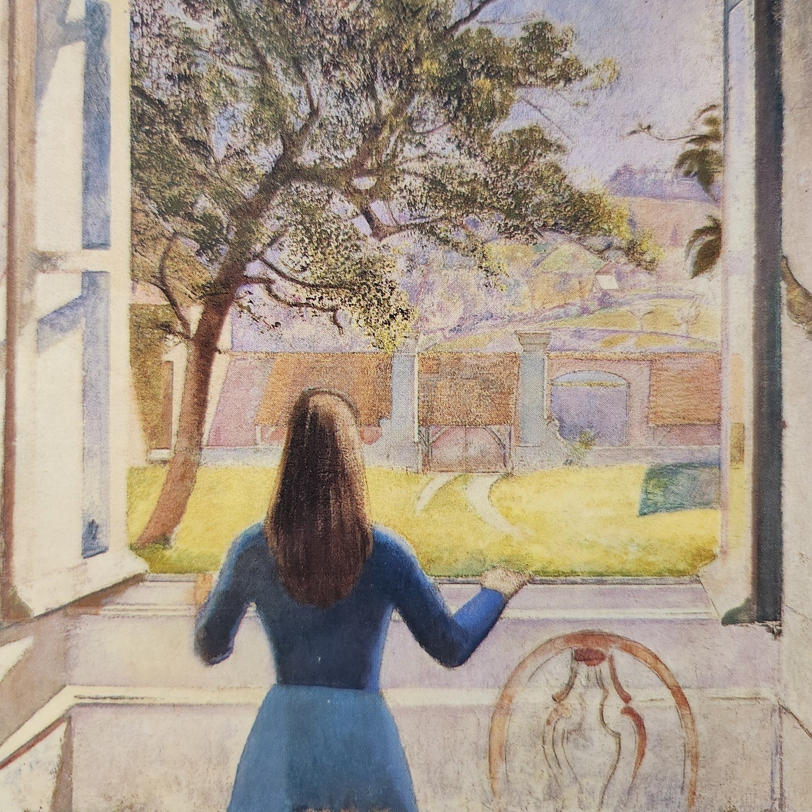 Kunstkaart Balthus - Jeune fille à la fenêtre, Verzenden, 1980 tot heden, Ongelopen, Cultuur en Media