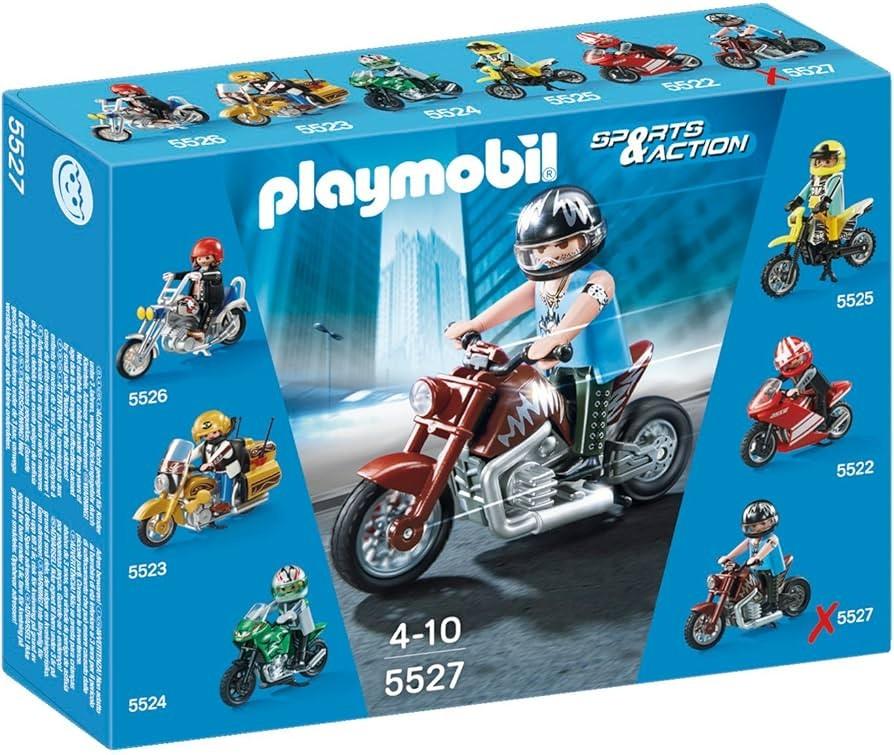 Playmobil 5527 Motorrijder met Motor - Sports & Action, Ophalen of Verzenden