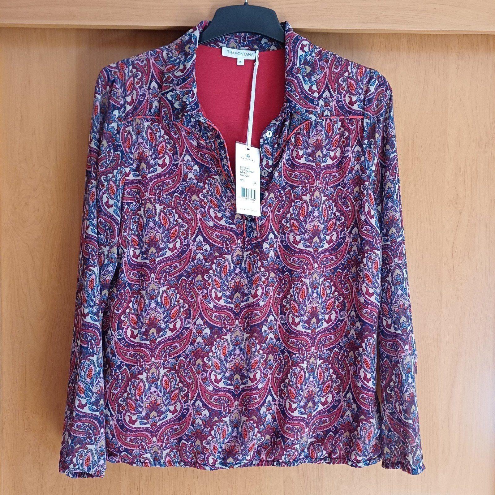 Te koop: Tramontana blouse - Fuchsia meerkleurig Mt.XL, Meerkleurig, Tramontana, Maat 46/48 (XL) of groter, Ophalen of Verzenden