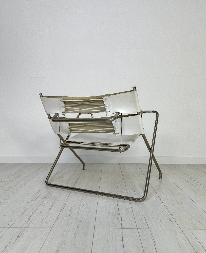 Marcel Breuer D4 leren loungestoel Tecta Bauhaus jaren 60, Ophalen of Verzenden, Zo goed als nieuw, Leer, Vintage
