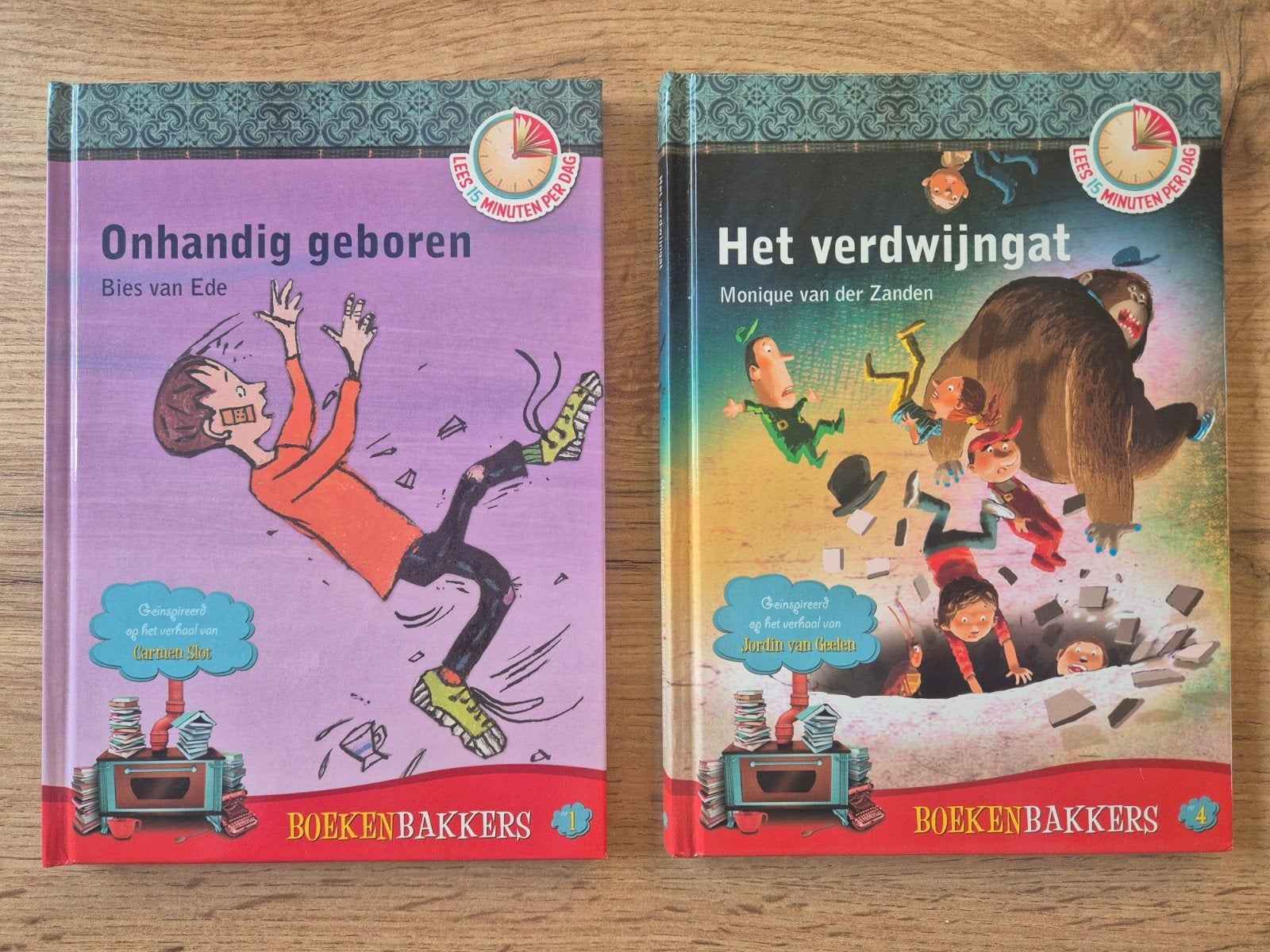 BoekenBakkers: Onhandig geboren & Het verdwijngat, Boeken, Ophalen of Verzenden, Zo goed als nieuw, Bies van Ede, Monique van der Zanden