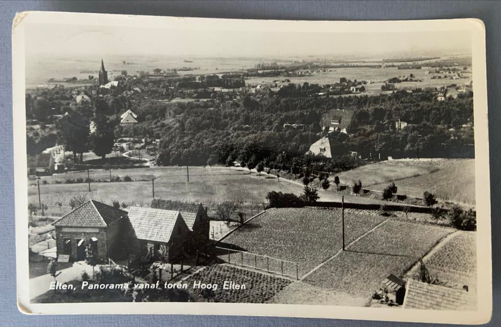 Elten, Panorama vanaf toren Hoog Elten, Ophalen of Verzenden, Voor 1920, Gelopen, Noord-Holland