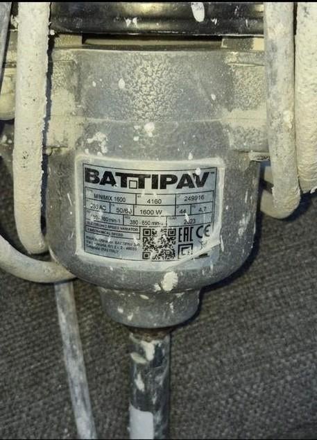 Battipav Minimix 1600 Mixer - Krachtige Mortelmixer, Doe-het-zelf en Verbouw, Gereedschap | Overige machines, Ophalen of Verzenden
