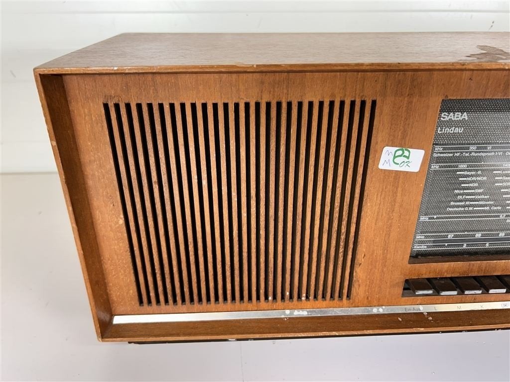 A7381. Saba Lindau vintage radio, Ophalen of Verzenden, Gebruikt