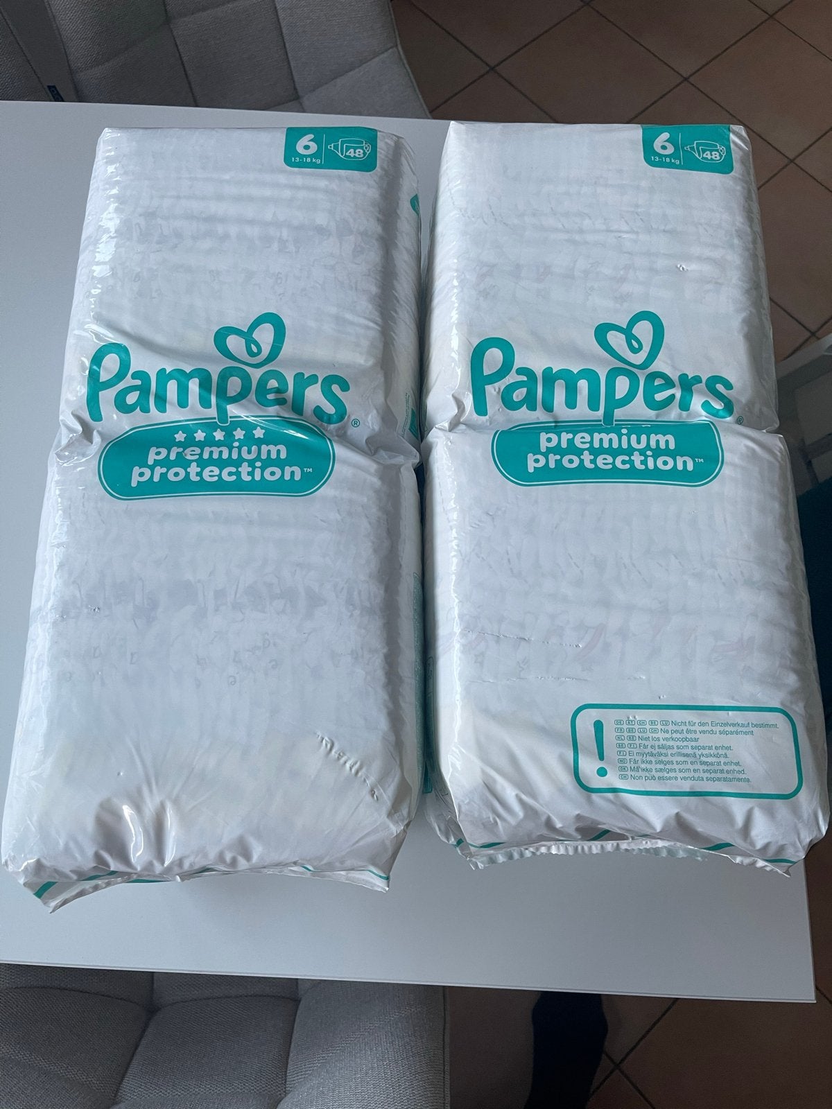 4 pakken Pampers Premium Protection Maat 6 (48 per pak), Ophalen of Verzenden, Nieuw