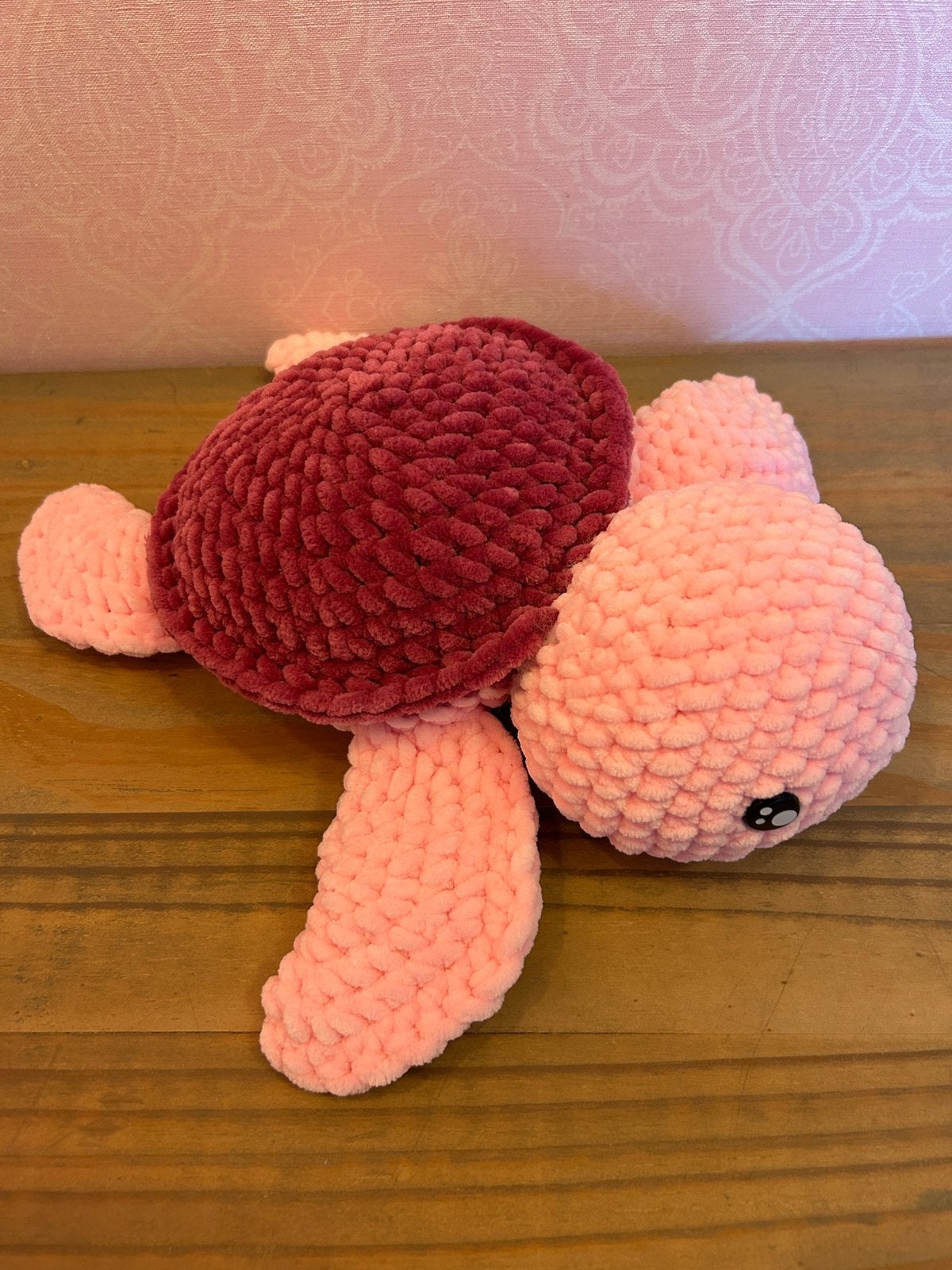 Gehaakte knuffel - Roze Schilpad, Overige merken, Overige typen, Nieuw, Roze