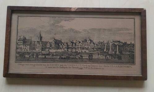 gezigt Haven en Vismarkt Vlaardingen Pronk 1743, Ophalen
