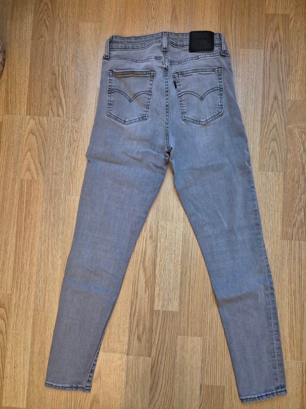 Levi's 721 HIGH RISE SKINNY Jeans - Maat W28 L28, Ophalen of Verzenden, W28 - W29 (confectie 36), Grijs, Gedragen