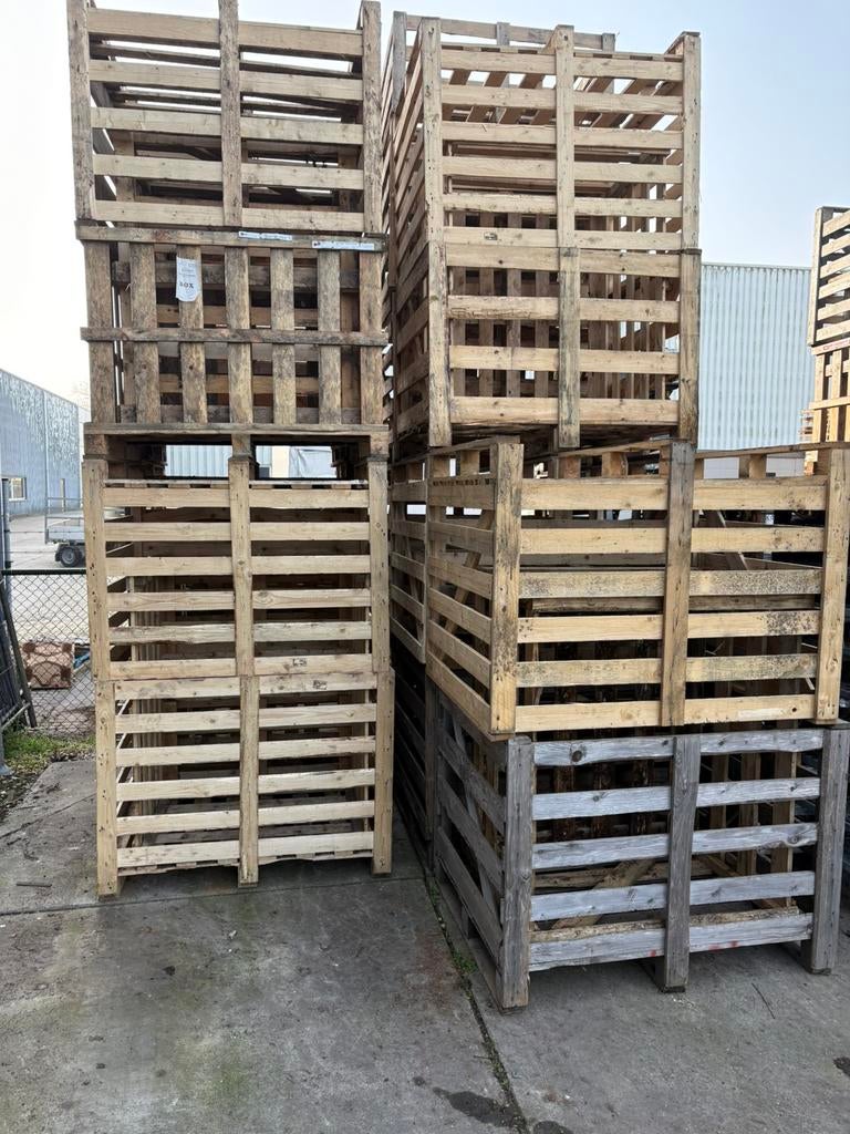 Pallet boxen, Doe-het-zelf en Verbouw, Kratten en Dozen, Ophalen, Doos, 100 cm of meer, 60 cm of meer