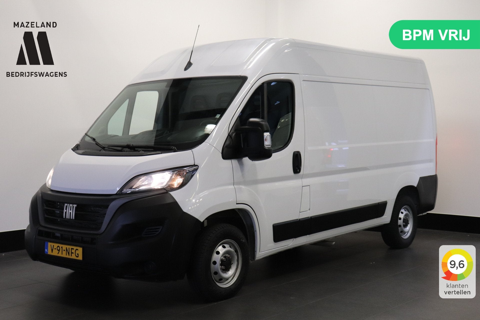 Fiat Ducato 2.3 MJ 140PK L2H2 EURO 6 - Airco - Navi - Cruise, Voorwielaandrijving, Stof, Gebruikt, Cruise Control