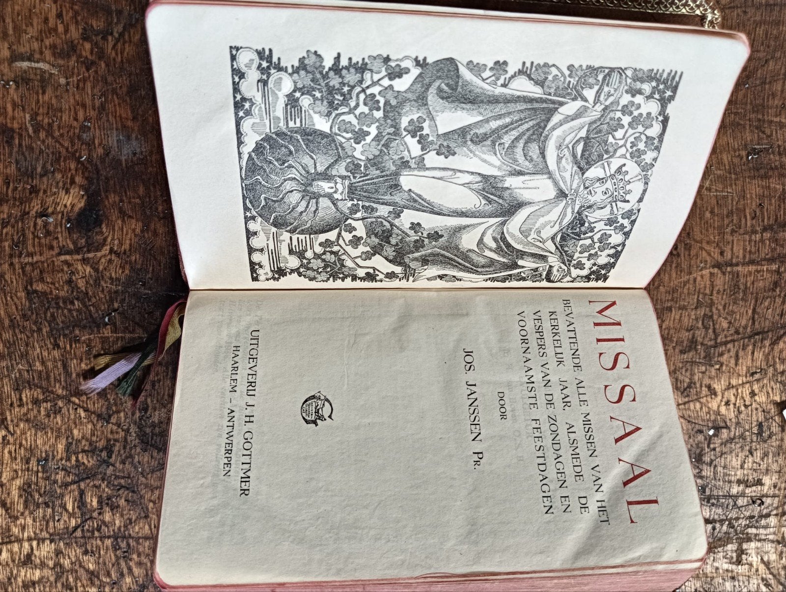 Antiek Missaal - Jos Janssen Pr. - Uitgeverij J.H. Gottmer, Ophalen, Jos Janssen Pr.