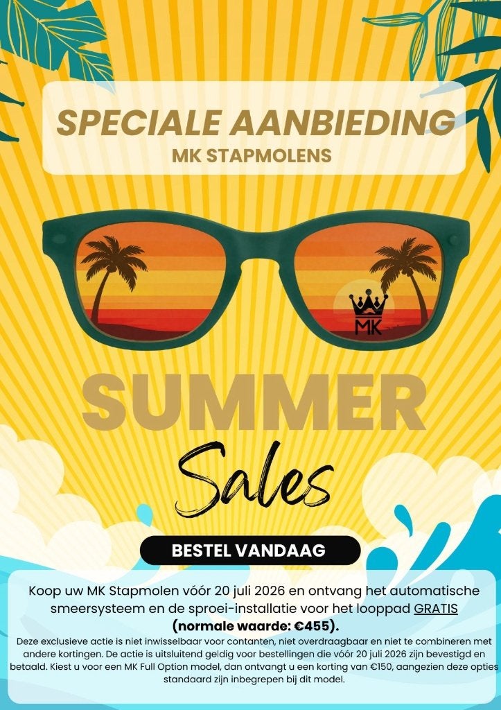 MK Stapmolen met gratis opties – Summer Sale, Dieren en Toebehoren, Ophalen, Nieuw
