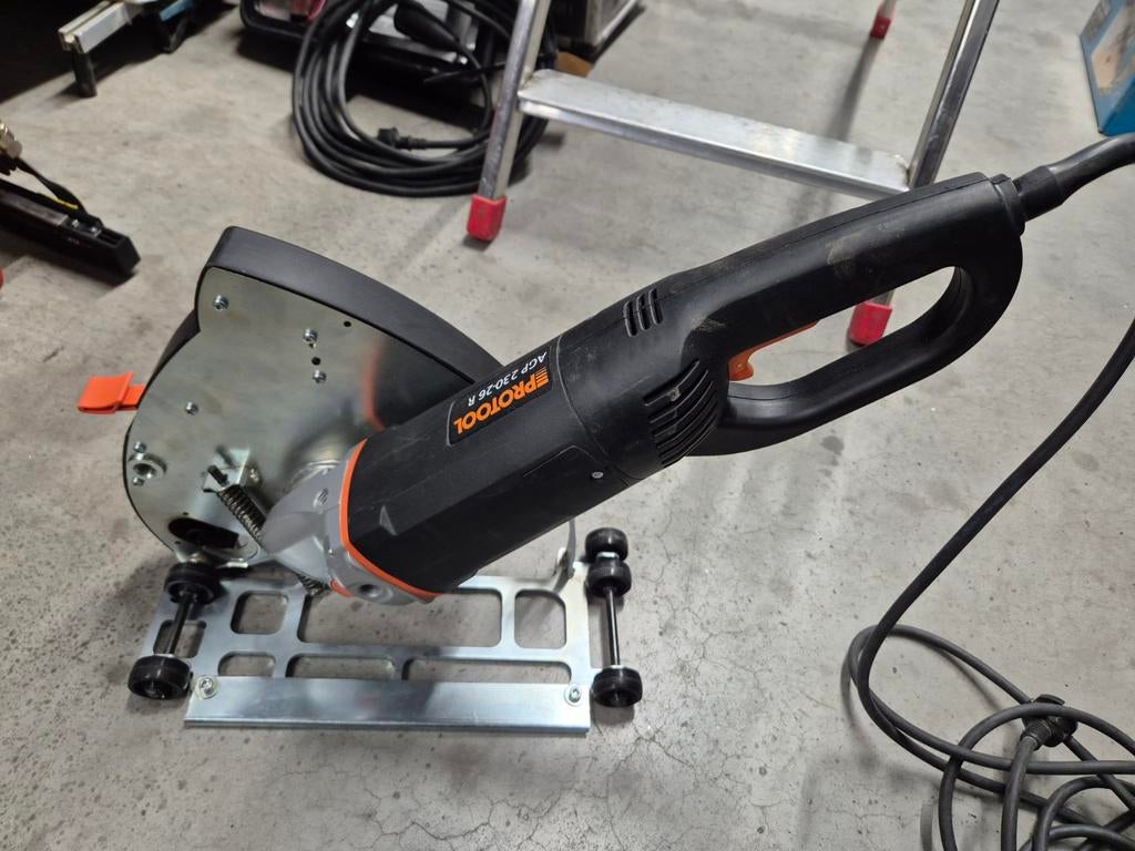 Steenzaagmachine festool protool 230mm AGP 230 26 R, Ophalen of Verzenden, 1200 watt of meer, Invalzaag, 30 tot 70 mm