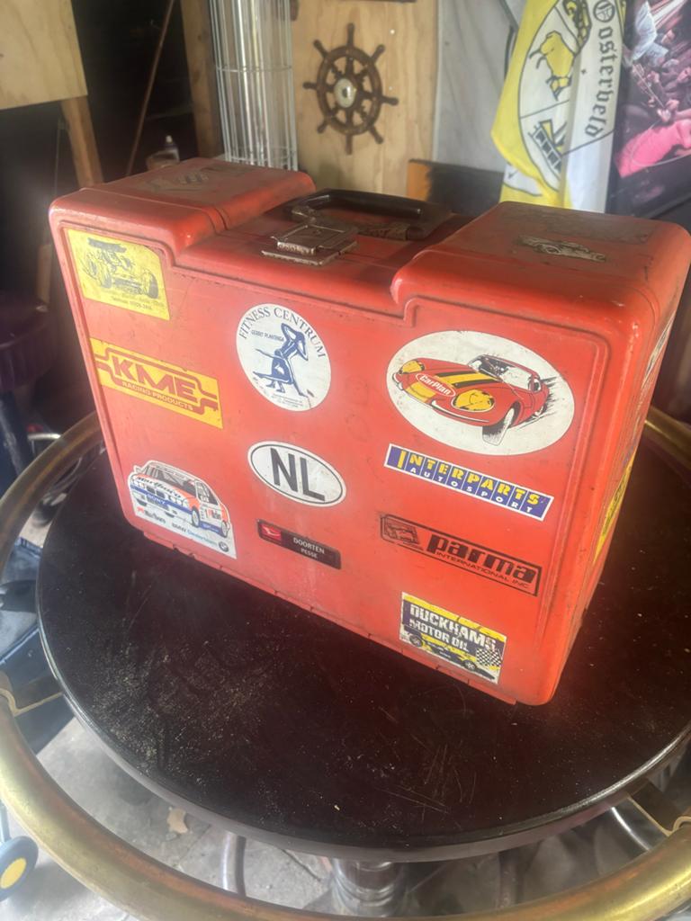 Vintage RC onderdelen en gereedschapskist, Ophalen, Gebruikt, Overige typen, Overige merken