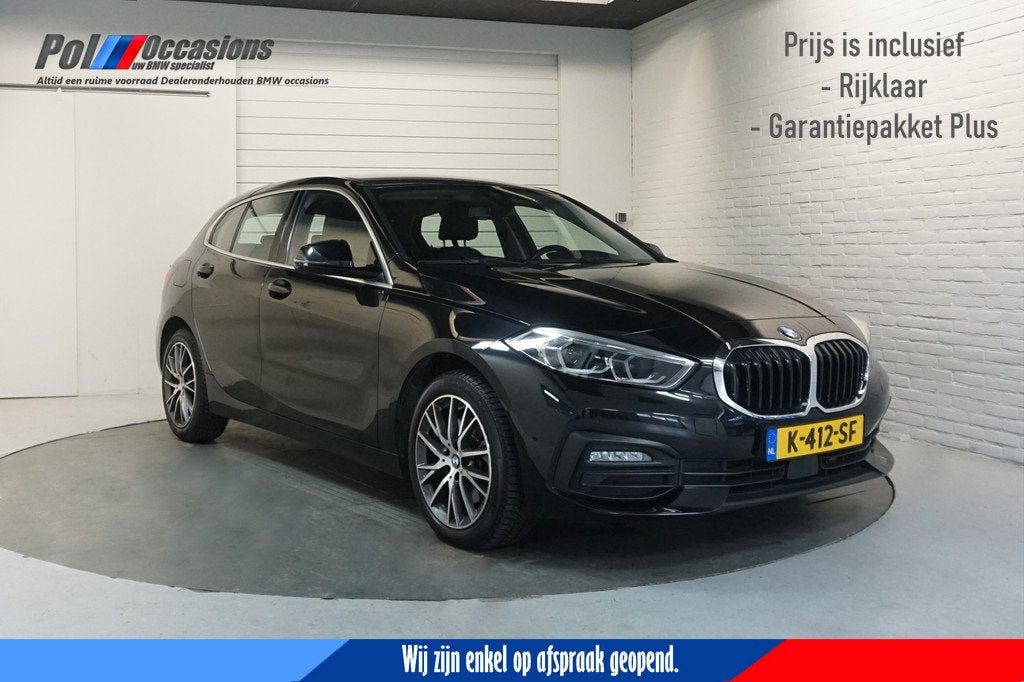 BMW 1-serie 118i RIJKLAAR! | Automaat | Carplay | DAB+ | LED, 136 pk, Gebruikt, Zwart, Bedrijf