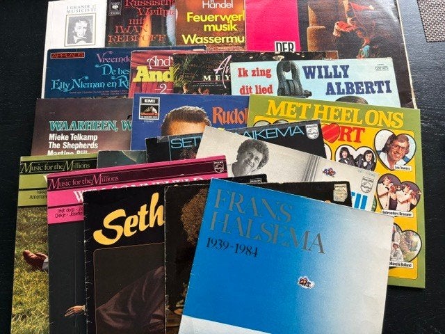 partijtje LP's - nederlands en klassiek, Gebruikt, Overige formaten, Overige typen, Ophalen of Verzenden