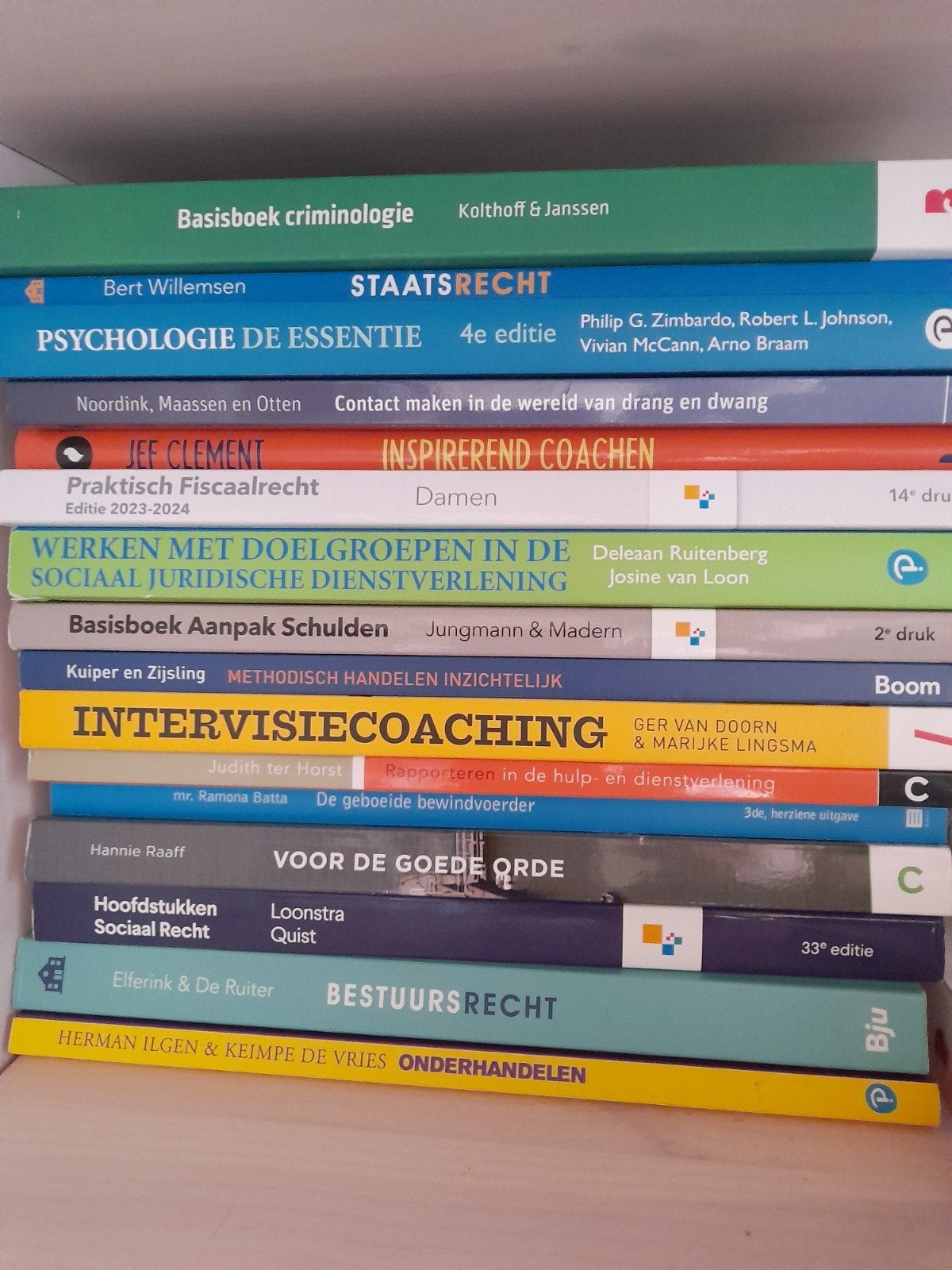 Studieboeken Sociaal Juridische Dienstverlening (SJD), Ophalen of Verzenden, Gamma, Gelezen, HBO