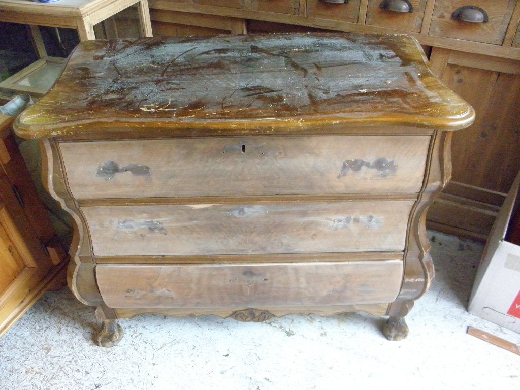 grote buikkast  barok  om te pimpen 88 / 73 cm, Ophalen, Gebruikt, 50 tot 100 cm, 3 of 4 laden