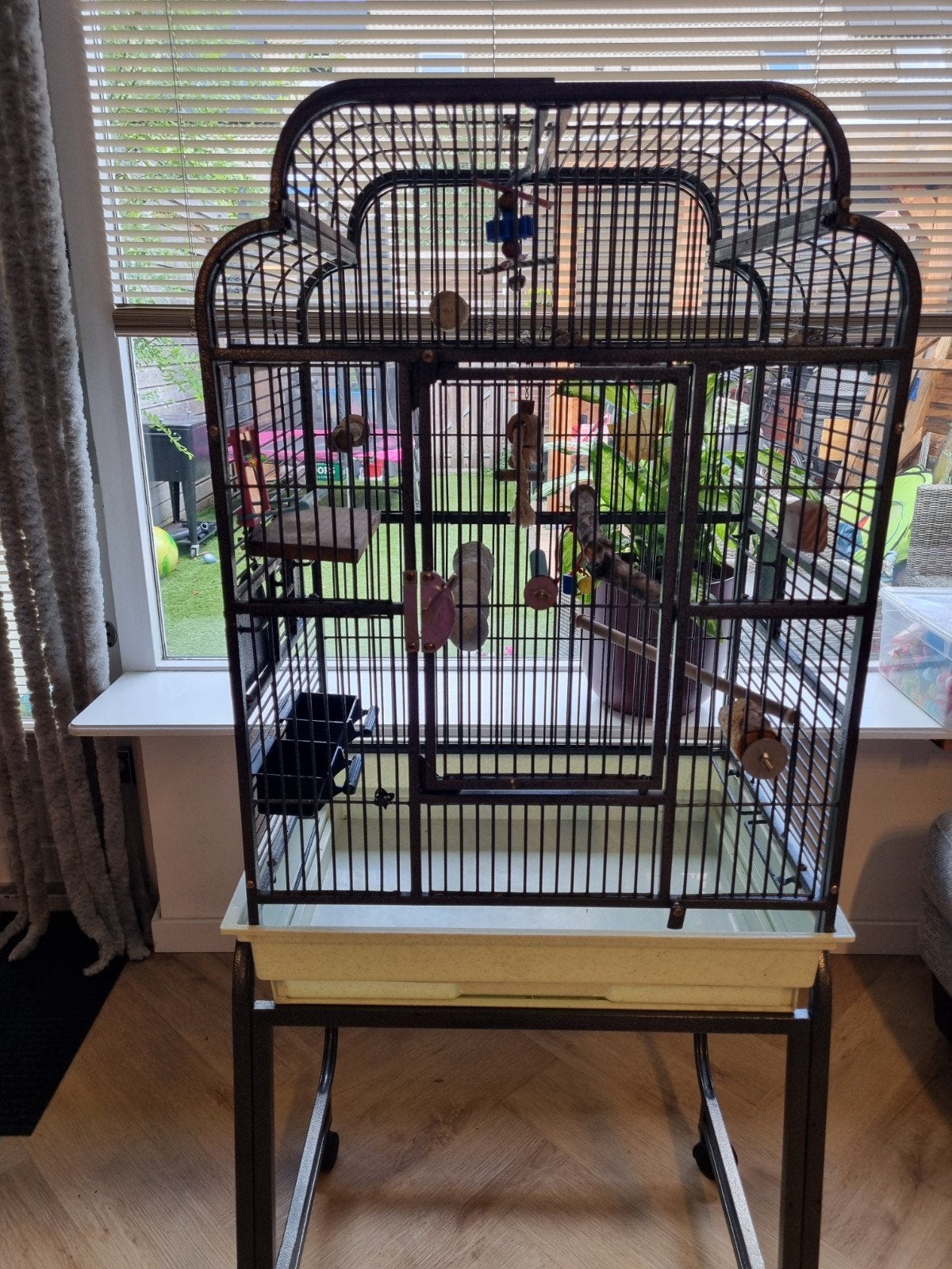 Vogelkooi te koop, Ophalen, Gebruikt, Metaal, Vogelkooi