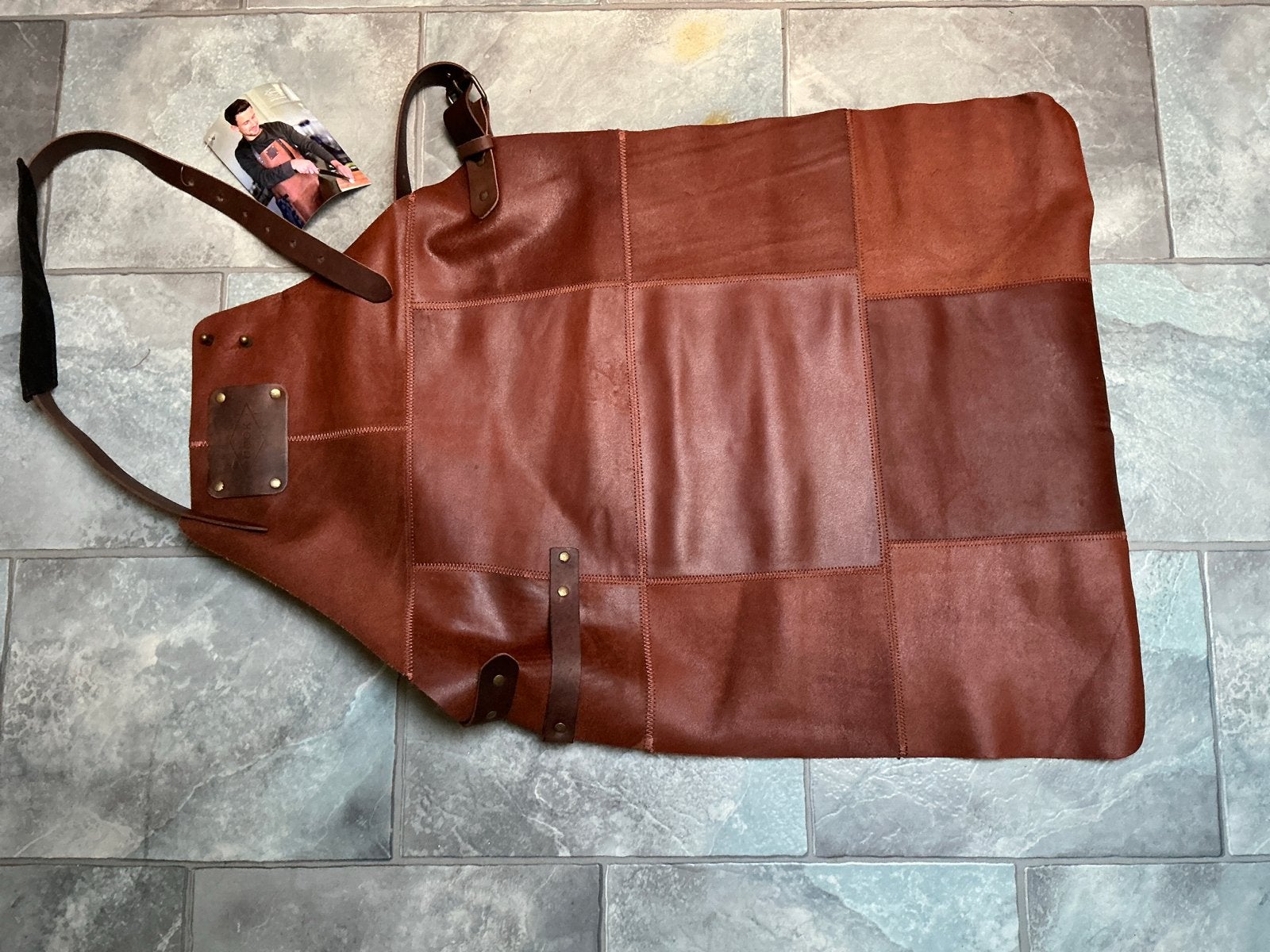 Leren schort van Cook Leathergoods NIEUW!, Huis en Inrichting, Keuken | Keukenbenodigdheden, Overige typen, Nieuw, Ophalen of Verzenden