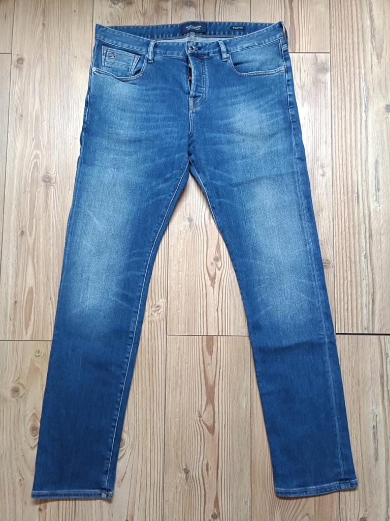 Scotch & Soda Ralston maat 34-34, Ophalen of Verzenden, Zo goed als nieuw, Blauw, W33 - W34 (confectie 48/50)