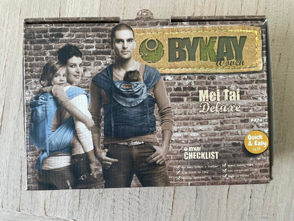 Bykay Mei Tai Deluxe draagdoek, Kinderen en Baby's, Babydragers en Draagdoeken, Ophalen of Verzenden, Zo goed als nieuw, Draagdoek