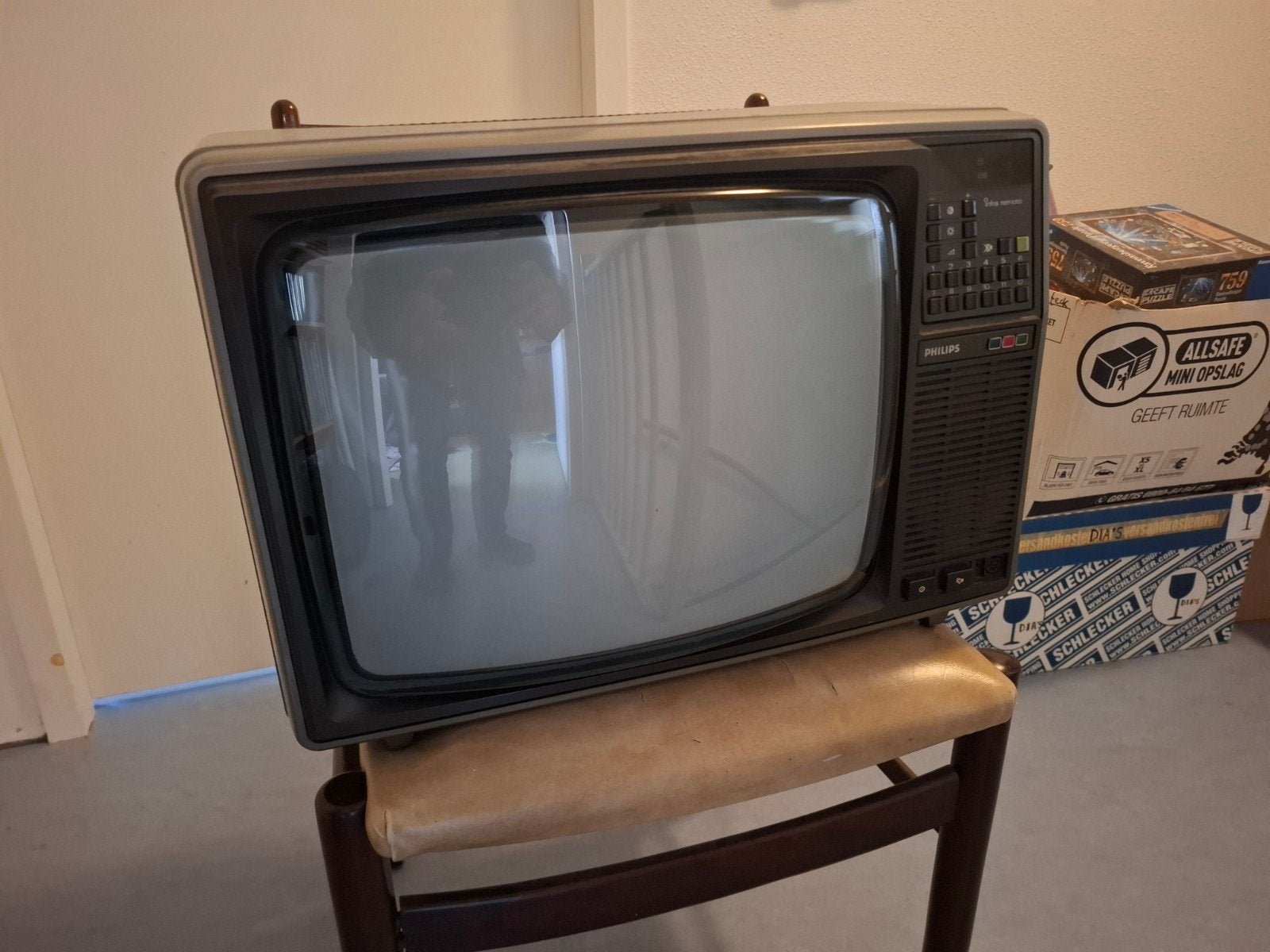 Philips Kleuren CRT beeldbuis TV, Ophalen, Gebruikt, Minder dan 40 cm, Philips