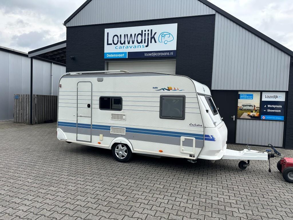 HOBBY Exclusive 440 SFE ’00 (Fransbed, Treinzit), Caravans en Kamperen, Hobby, Bedrijf, Treinzit, Hlouwdijk@ziggo.nl