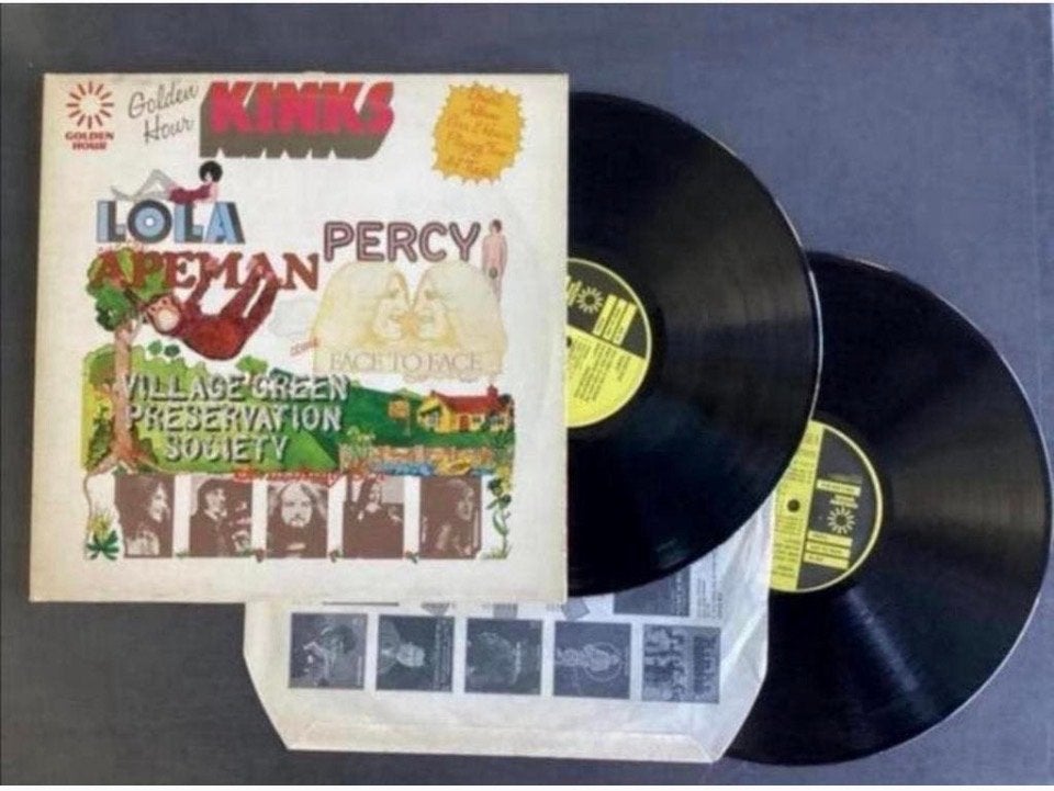The Kinks - Golden Hour, Lola Percy & the Apeman (LP), Ophalen of Verzenden, 12 inch, Dubbel-LP