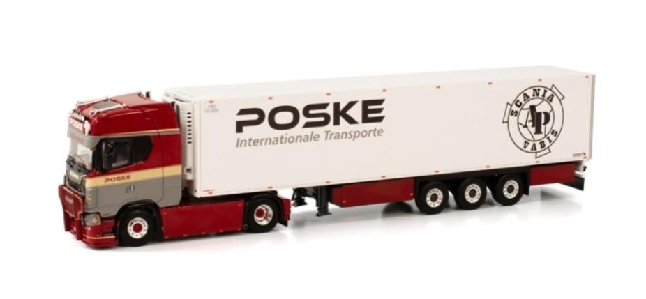 WSI SCANIA S HIGHLINE 4X2 + KOELTRAILER POSKE