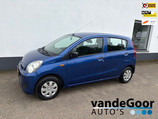 Daihatsu Cuore 1.0 Trend, '09, 5-drs nette auto met apk tot, Auto's, Voorwielaandrijving, Stof, Zwart, 18 €/maand