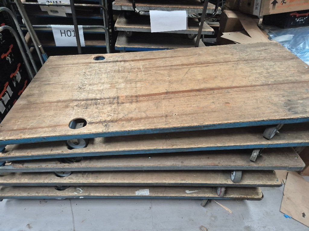 Meubelkar Meubelwagen intern transport 2meter x 1 meter, Doe-het-zelf en Verbouw, 100 liter of meer, Ophalen, Gebruikt, Transportkar