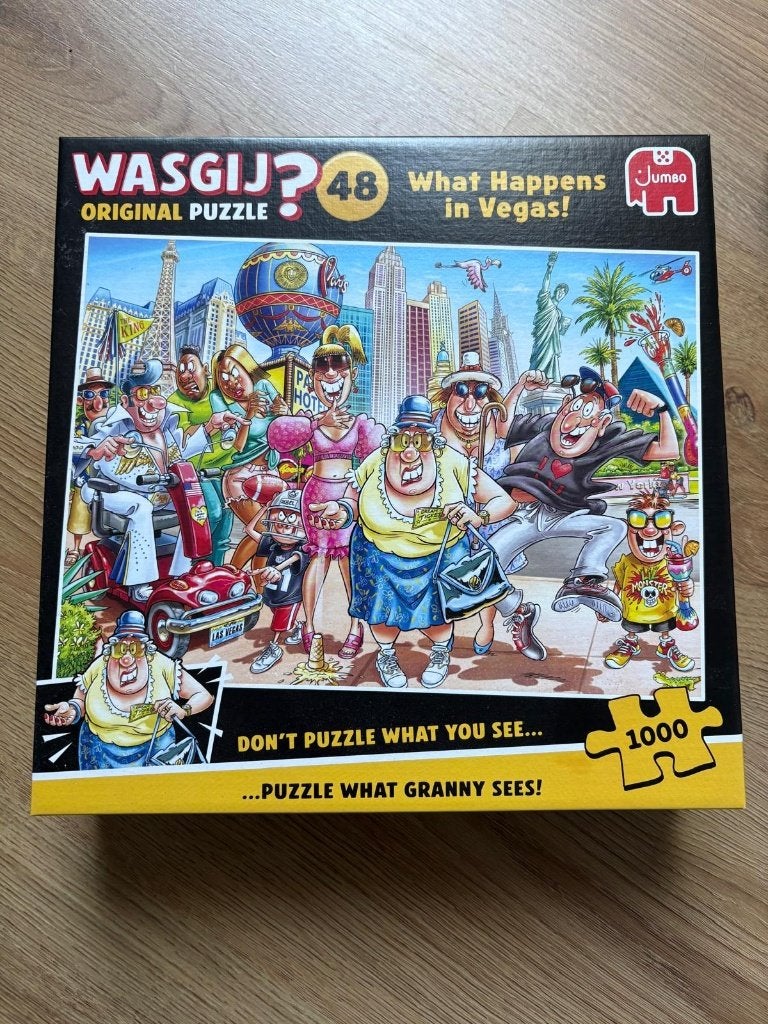 Wasgij? Original 48: What Happens in Vegas! (1000 stukjes), Ophalen, 500 t/m 1500 stukjes, Zo goed als nieuw, Legpuzzel