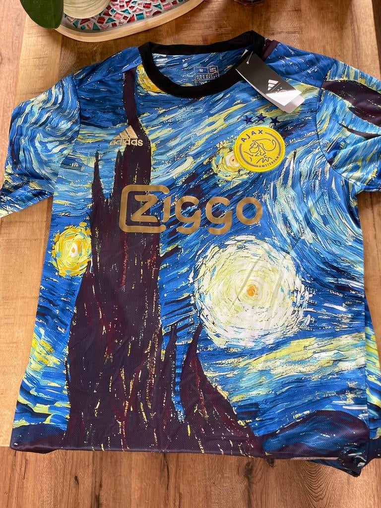 Ajax vincent van gogh special edition (22/23) maat M, Maat M, Ophalen of Verzenden, Nieuw, Shirt