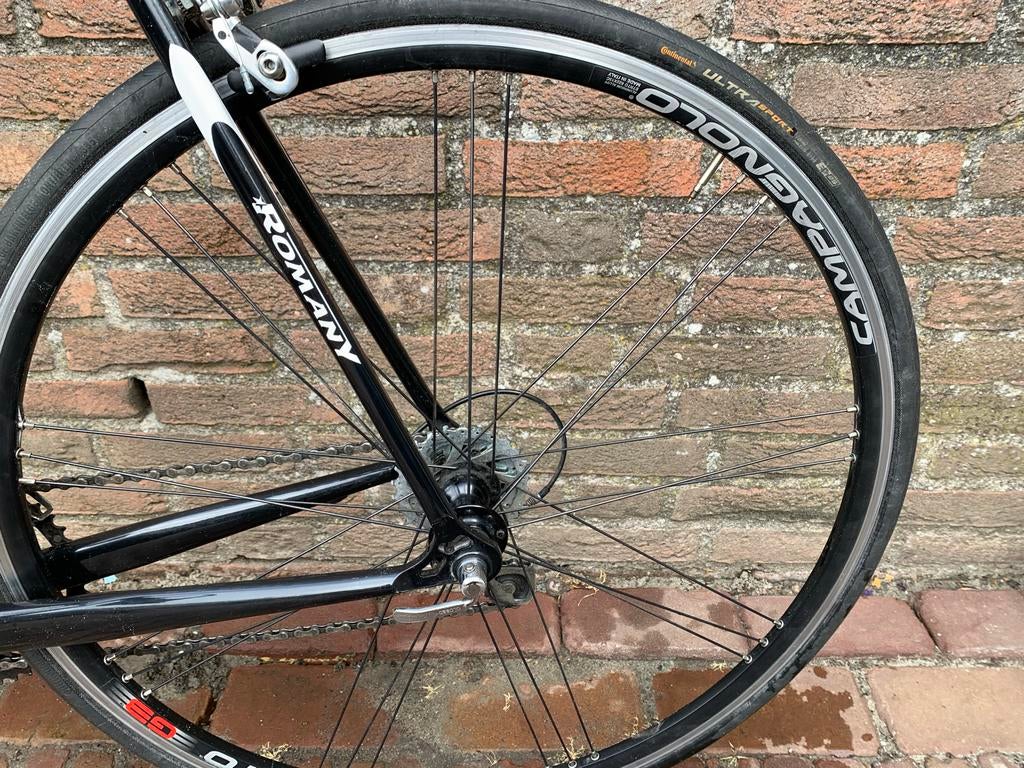 Romany Racefiets - Campagnolo Afgemonteerd - Maat 62, Fietsen en Brommers, Gebruikt, Heren, Aluminium, 61 tot 65 cm