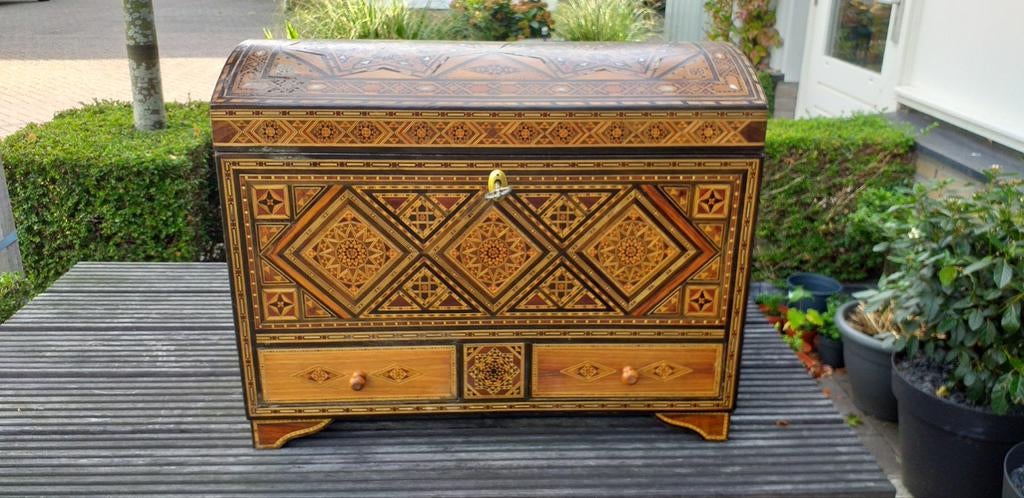 Juwelenkist bruidskist schatkist humidor, Ophalen, 50 tot 100 cm, Minder dan 50 cm, Minder dan 50 cm