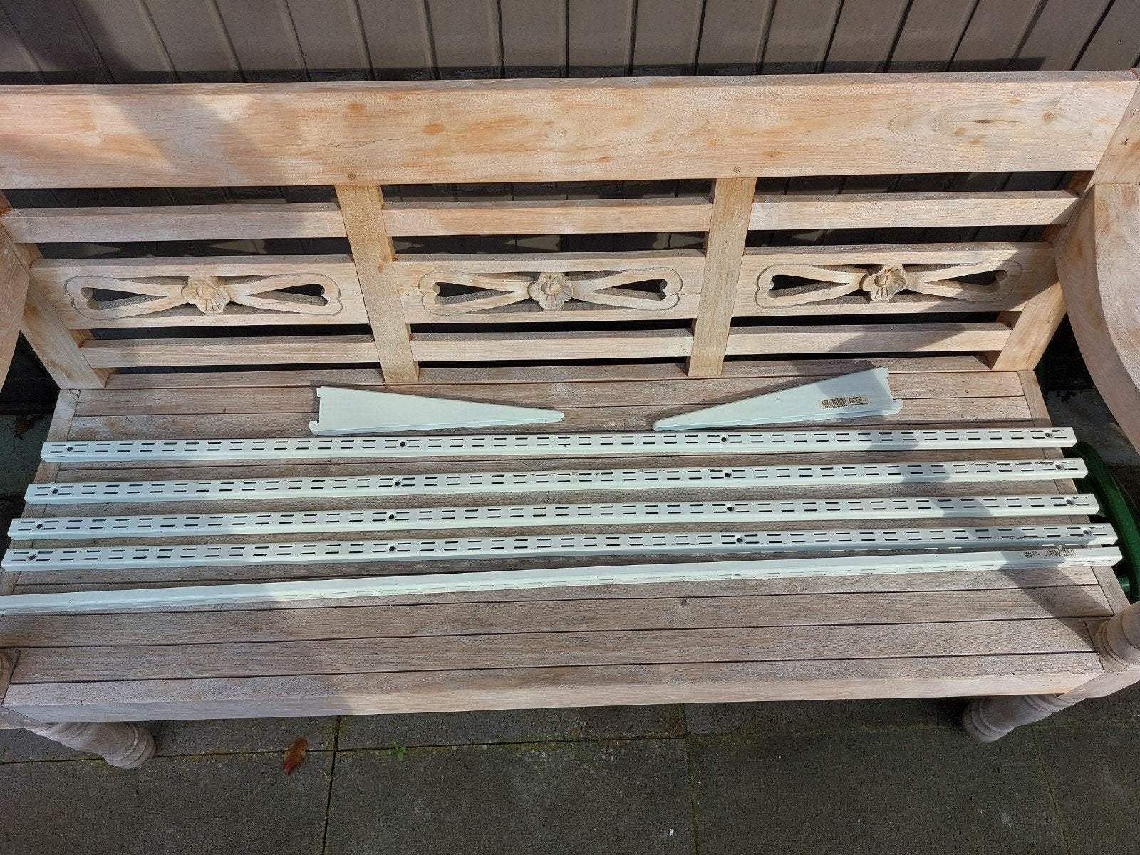 20x Plankdragers en 5x wandrail (160 cm), Ophalen, Gebruikt